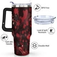 thumbnail image 3 of Halloween Ghost Tumbler Happy Halloween Pumpkin Tumbler Cup with Straw,Thermal with Lids for Hot and Cold Drinks for Outdoor Sports Wedding 40 oz Boo Mug, 3 of 7