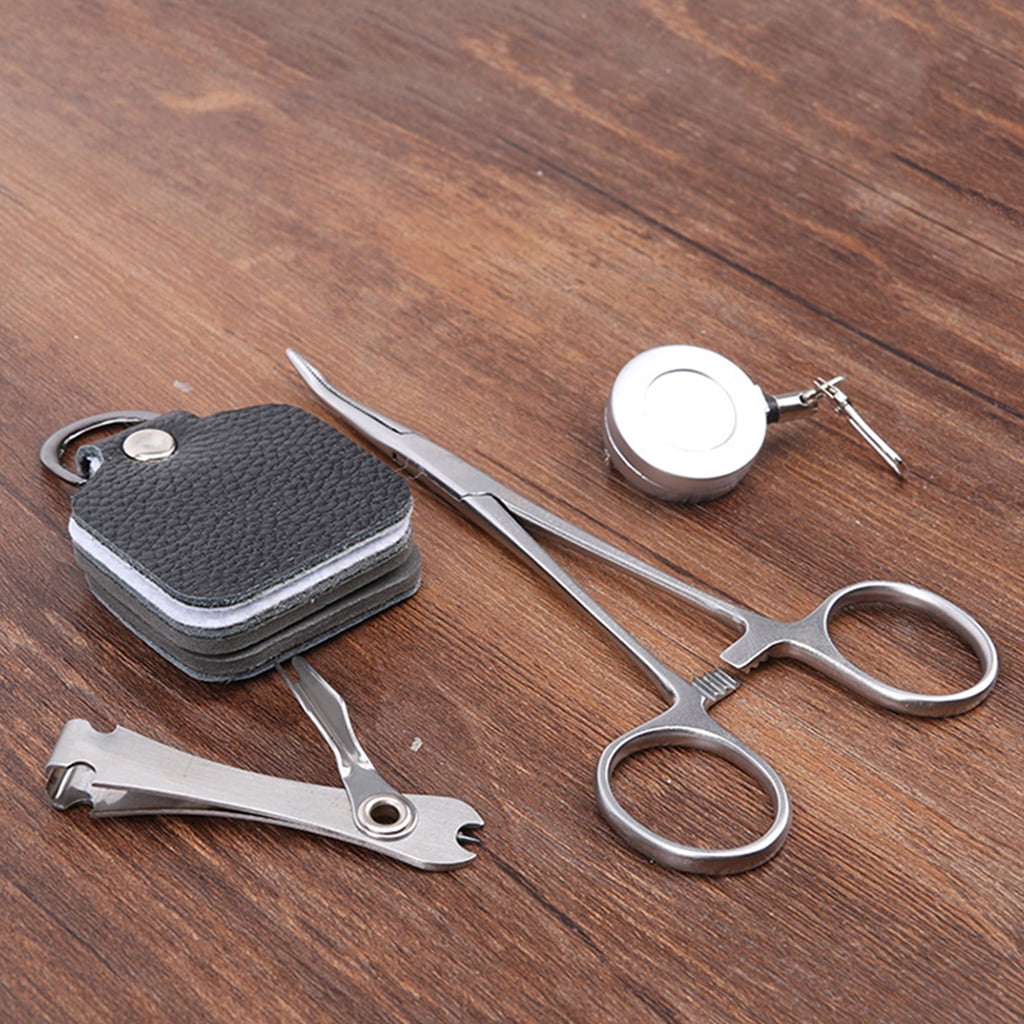 Carp Fishing Tackle Tools in Box, Fishing Accessories Kit Including Forceps & Retractor & Nipper & Fly Fishing Box