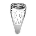thumbnail image 4 of Mens Silver Cross Stainless Steel Anillo Cruz Compromiso Regalo Para Hombre Acero Inoxidable, 4 of 4