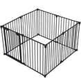 thumbnail image 4 of Noaman 200" Extra-Wide Safety Gate with 8 Panels - Expandable Metal Play Yard for Large Spaces, Baby & Pet Proof Barrier, 4 of 15