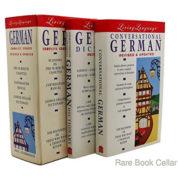 Pre-Owned Living German, Revised (cass/book): The Complete Living Language Course, 9780517590416, 0517590417, Paperback, Bk&Cs Rev edition