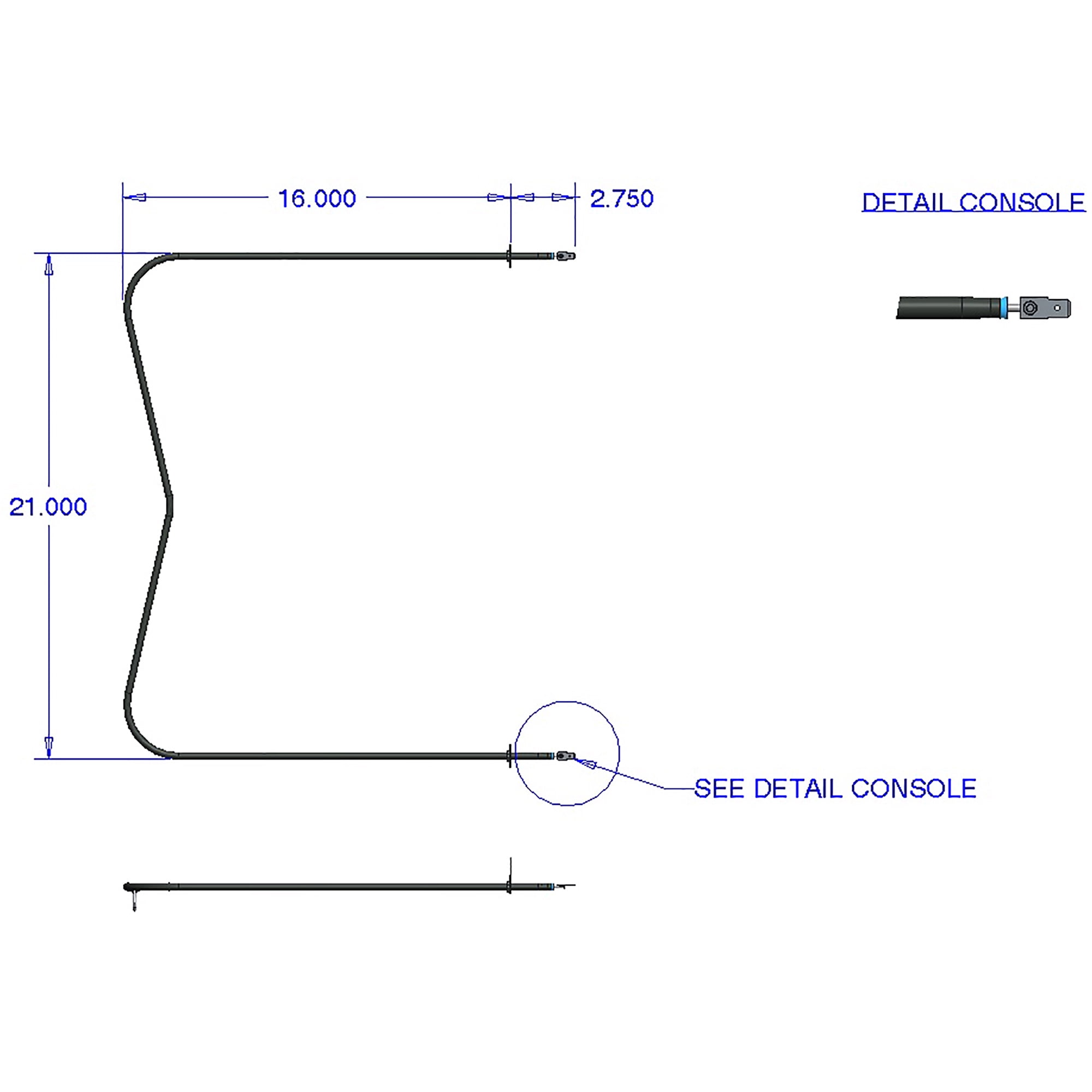 Range Kleen 7521 Replacement Bake Element, Fits Whirlpool, Maytag, Roper, Magic Chef