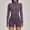 Purple, variant on Top-kevin Womens Workout Sets Two Piece Long Sleeve Jacket Matching High Waist Shorts Sets Fall Winter Gym Work Out Clothes