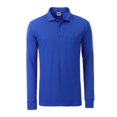 thumbnail image 1 of James and Nicholson - Polo de manga larga con bolsillo para trabajar para hombre (Azul Real), 1 of 2