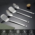 thumbnail image 5 of Stainless Steel Kitchen Utensils Set 4pcs Cooking Utensils Set Kitchen Tools Spatulas Set Cooking Spoons Home Essentials Kitchen Gadgets Accessories, 5 of 7