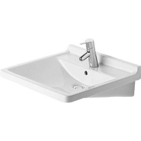 duravit 309600000 starck 3 ceramic 23 58 wall mounted bathroom sink with - Wall Mounted Bathroom Sink duravit 309600000 starck 3 ceramic 23 58 wall mounted bathroom sink with - Wall Mounted Bathroom Sink