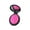 Rose Red, variant on Luckymimi Portable Folding Travel Makeup Soft Scalp Massager Comb Hair Brush with Mirror Blue