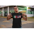 thumbnail image 2 of CHICANO Mexico + USA Flag T-shirt | American Pride 4th Of July | Funny Viral Latino Tees | Unisex - 3 Colors, 2 of 9