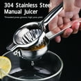 thumbnail image 4 of Lemon Juicer Squeezer, Manual Stainless Steel Lemon Squeezer, Portable Lime Squeezer, Professional Hand Lemon Juicer For Kitchen, Restaurant, Bar, 4 of 8