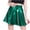 🔥 Green, variant on Stage Performance Pleated Skirt Solid Color Lined A-Line High-Waist Pull-On Design For Dance Shows Performances Costumes And Photo Shoots Performance Skirt