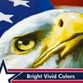 thumbnail image 6 of G128 - American Flag with Eagle God Bless America Patriotic Garden Flag, Rustic Holiday Seasonal Outdoor Flag 12" x 18”, 6 of 6