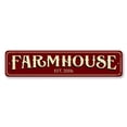 thumbnail image 2 of Farmhouse Established Date Novelty Decor, Metal Wall Sign - 4x18 Inches, 2 of 4