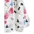 thumbnail image 4 of Blusa de túnica de encaje de encaje abiertas de talla grande. Rosegal Blusas Tallas Grandes, 4 of 5
