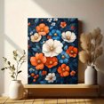 thumbnail image 6 of UXIEQU 12x16 Inch 2D Flat Colorful Botanical Wall Art Maximalist Living Room Bedroom Canvas Decor, 6 of 8