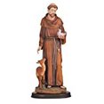 thumbnail image 2 of George S. Chen Imports 5-Inch Saint Francis Holy Figurine Religious Decoration Statue Decor, 2 of 3
