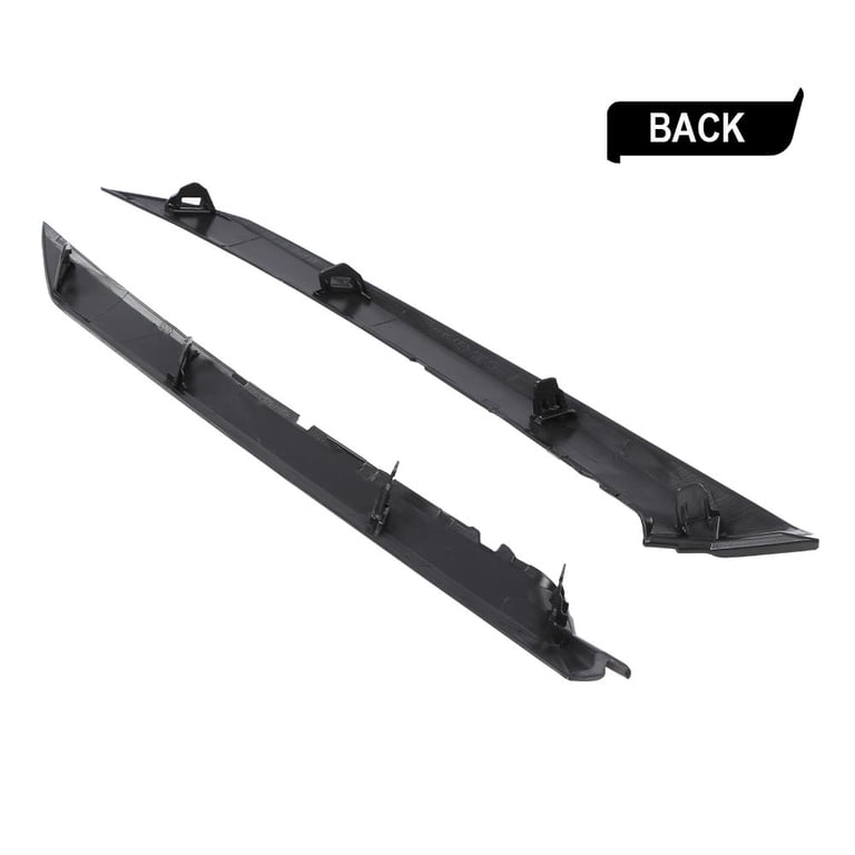 Black Front Bumper Grille Trim Molding For 2018-2022 Toyota Camry SE/XSE – Left & Right Set