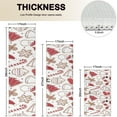 thumbnail image 4 of White Christmas Cookie Pattern Kitchen Rugs Sets Of 3,Kitchen Runner Rugs Non Skid Washable,Decorative Kitchen Floor Mats for Kitchen,Sink,Laundry,17"x30"+ 17"x47" + 17"x59", 4 of 6