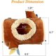 thumbnail image 5 of Hamaca para hámster, cama colgante, hamaca, jaula de juguete, accesorios, nido de forro polar cálido para roedores, planeador de azúcar, conejillo de indias (marrón), 5 of 5