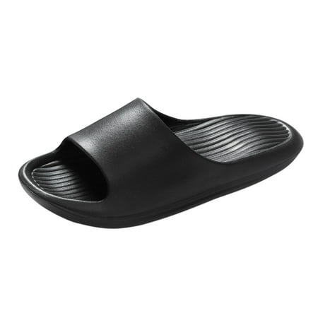 XDDST House Shoes for Men and Women Slippers Bathroom Home Slippers Solid Color Flat Bottom Home Sandals