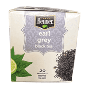 Benner Early Grey Tea: A classic black tea with bergamot oil 20- 1.41 OZ individually wrapped teabags (39g)