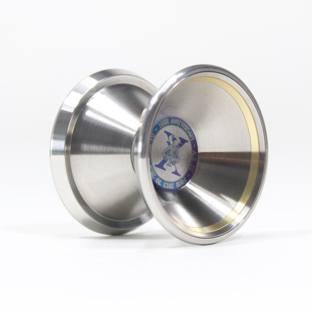 Ace Yo BTS X Yo-Yo - Born to Speed - Titanium with Stainless Steel & Aluminum Rings - Tri-Metal YoYo (Raw)