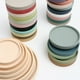 thumbnail image 4 of Ceramic round flower pot water tray decoration Morandi pigment burning base thickened cushion water storage tray, 4 of 5