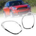 thumbnail image 3 of Front Head Lamps Frame Cover, 51139801573 Front Headlight Frame 2PCs Head Lamp Cover  Replacement For R60 Countryman, 3 of 8