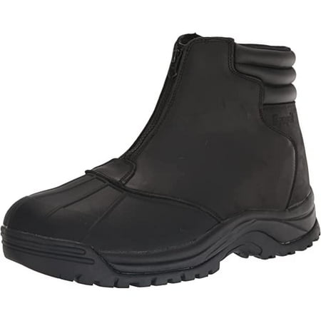 

Propet Men s Blizzard Mid Zip Boot Black - M3792BLK