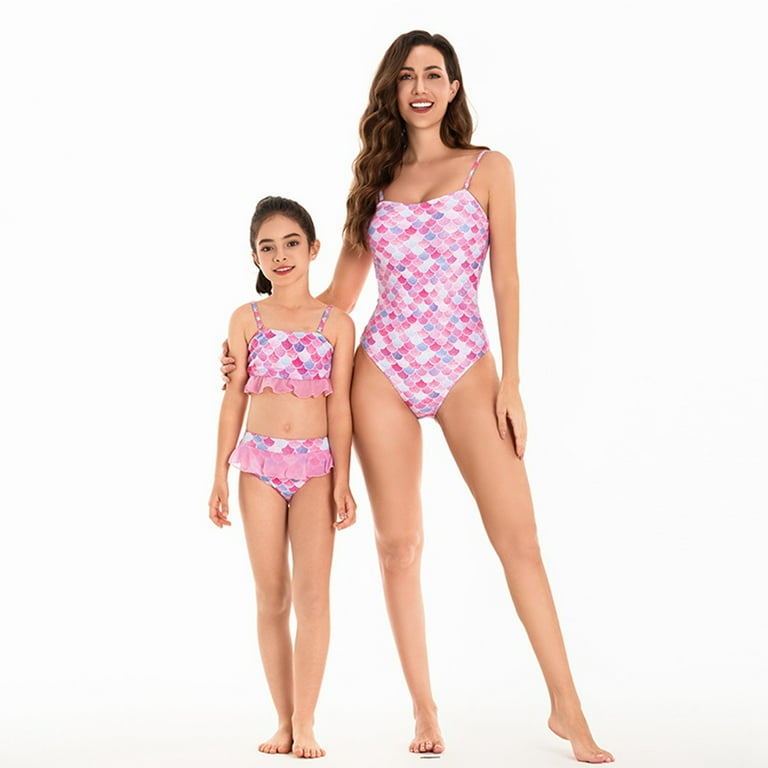 Mum and daughter matching bikini sale