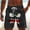 Pants-471Black, variant on Mens Trunks Swim Elastic Waist Drawstring Angry Face Print Board Shorts Quick Dry Swim Shorts Breathable Beach Vacation Summer Outfits Wear