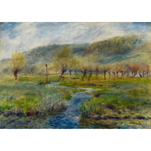 La prairie (circa 1880) Poster Print by Pierre-Auguste Renoir (24 x 36)