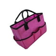 thumbnail image 1 of destyer Craft Storage Tote Bag Scrapbooking Sewing Liner Storage Organizer Plum, 1 of 8