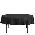 thumbnail image 7 of BalsaCircle 6 Pieces 70" Black Round Polyester Tablecloths Fabric Table Cover Linens, 7 of 7