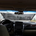 thumbnail image 2 of X Autohaux 40Cm X 60Cm Black Retractable Vehicle Car Curtain Window Roller Sun Shade Blind Protector, 2 of 5