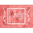 thumbnail image 1 of Ahgly Company Indoor Rectangle Abstract Red Modern Area Rugs, 5' x 8', 1 of 4