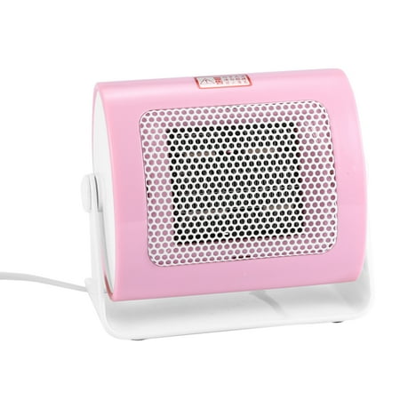 

500W 220V Portable Electric Mini Fan Space Heater Winter Warm Home office Desk US Plug