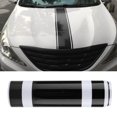 thumbnail image 1 of Car Sticker,SelF Adhesive Car Body Engine Hood Bonnet Scratch Cover Sticker Decal Tape Decoration Black, 1 of 8