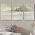thumbnail image 3 of wall26 Canvas Print Wall Art Set Minimal Pastel Green Grunge Landscape Abstract Shapes Illustrations Modern Art Decorative Multicolor Chic for Living Room, Bedroom, Office - 24"x36"x3 Panel, 3 of 5