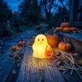 thumbnail image 4 of Cute White Ghost Figurine for Halloween Decorations, Spooky Party Yard Decor, Desk and Shelf Ornament for Home Seasonal Festive Tabletop Display, 1Pack Ghost Figurine #A, 4 of 6
