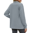thumbnail image 4 of Pimfylm Women's Long Sleeve Shirts 2025 Fall Henley Dressy Loose Casual Tops Trendy Blouses Cute T-Shirts Outfits Clothes Grey, XL, 4 of 7