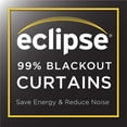 thumbnail image 3 of Eclipse Naya Geometric Thermaweave Blackout Rod Pocket 37 x 84 Curtain Panel in Grey, 3 of 5