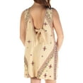 thumbnail image 2 of FREE PEOPLE $168 Womens New 1161 Ivory Embroidered Sleeveless Sheath Dress L B+B, 2 of 2