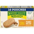 thumbnail image 5 of Nature Valley Biscuit Sandwiches, Peanut Butter, Snack Bars, 10 Bars, 13.5 oz, 5 of 12