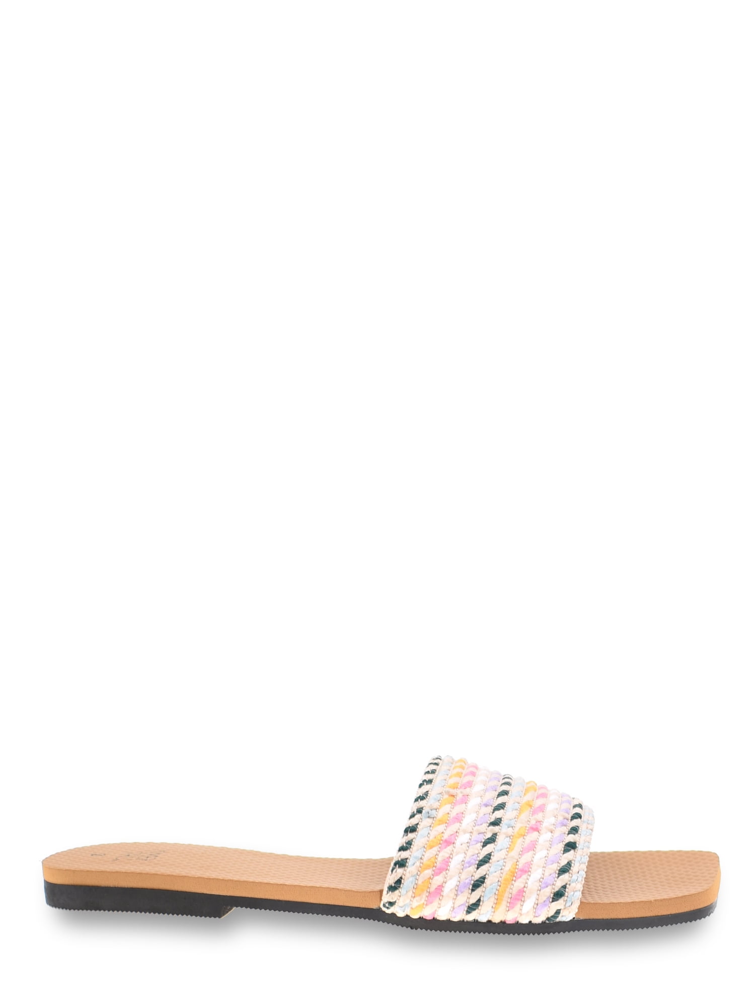 Time and Tru Women's Woven Slide Sandal