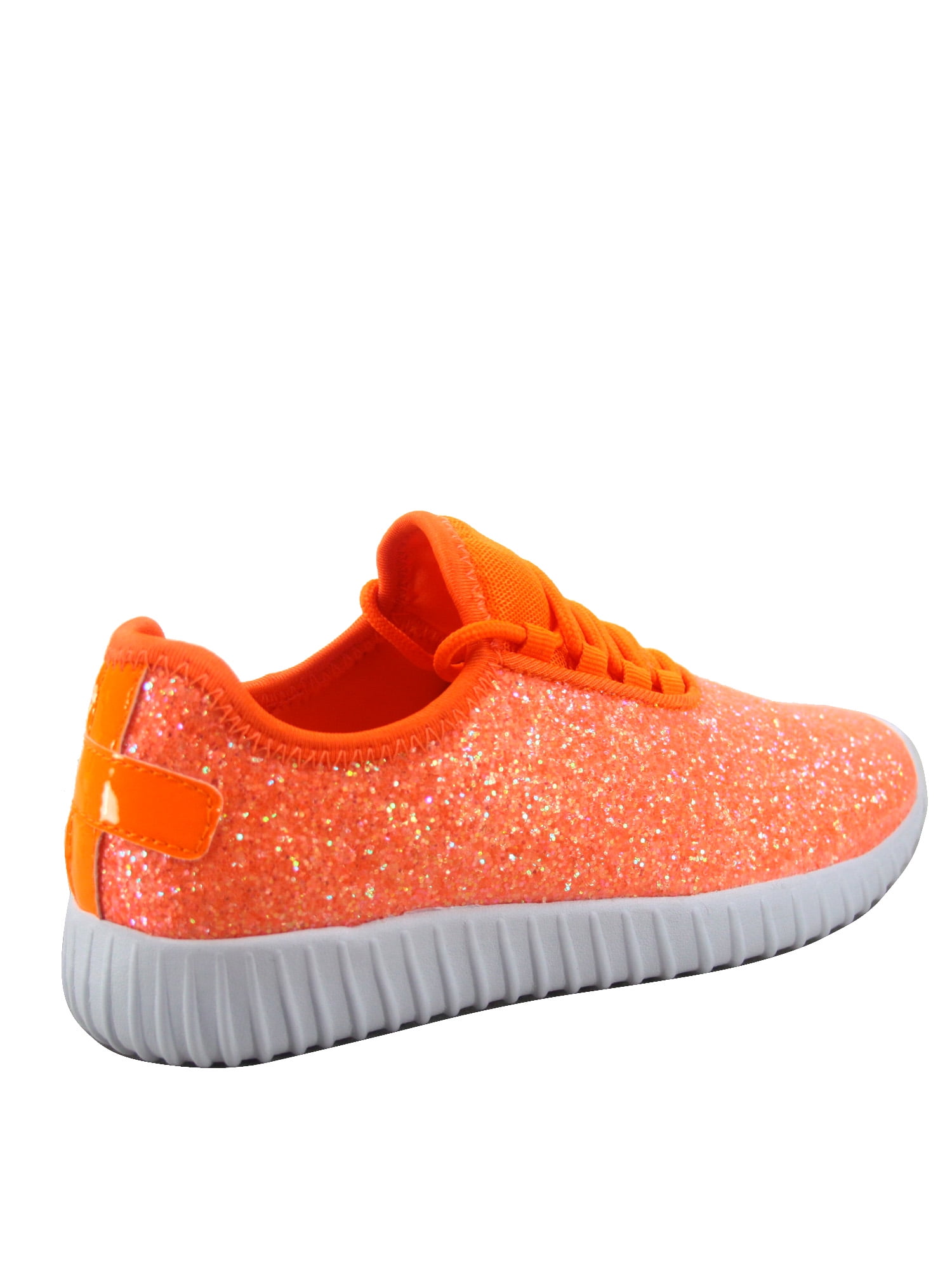 Colorful Casual Sport Remy-18 Women's Fashion Flat Glitter Lace Up