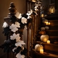 thumbnail image 6 of Mrzvby Fall Decoration and Home Decor,Artificial Maple Leaf Garland Flexible Fall Faux Leaf Vines Indoor Outdoor Wall Mantel Staircase Thanksgiving Halloween Home Decorative, 6 of 8
