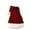 Black-2, variant on Christmas Santa Hat for Women Men Velvet Comfort Fur Classic Snowflake Turban Cap Pompom Holiday New Year Festival Gift