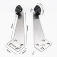 thumbnail image 3 of Stopper Door Stops Home Hardware Door Buffer Door Top Doorstops Hardware Left Open Right Open Rubber Practical, 3 of 8