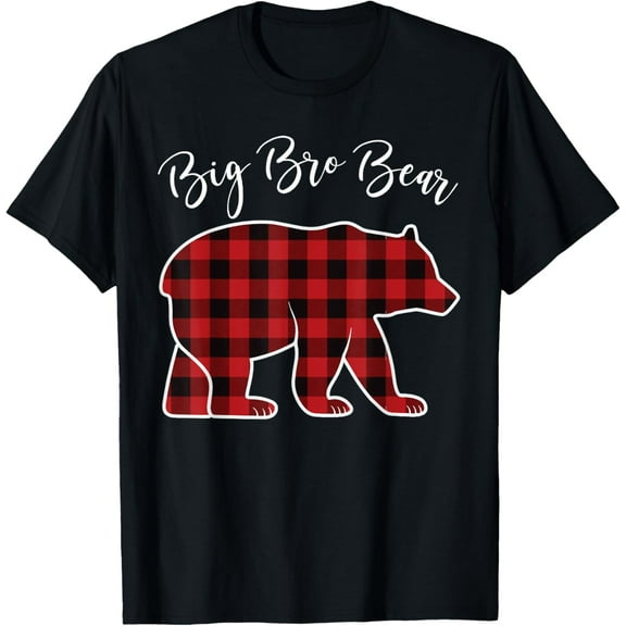 Brother Bear Pajama Red Buffalo Xmas Family Christmas T-Shirt