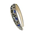 thumbnail image 3 of Blue Rhinestone Headband for Decoration Unique and Elegant Women's Accessory Size One Size Fits All, 3 of 3